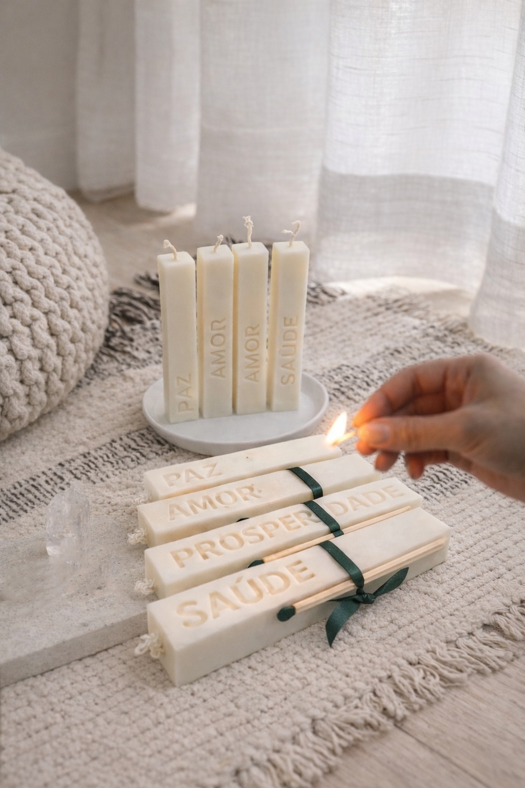 Velas Boas Vibrações — Coleção Intenções LaFée