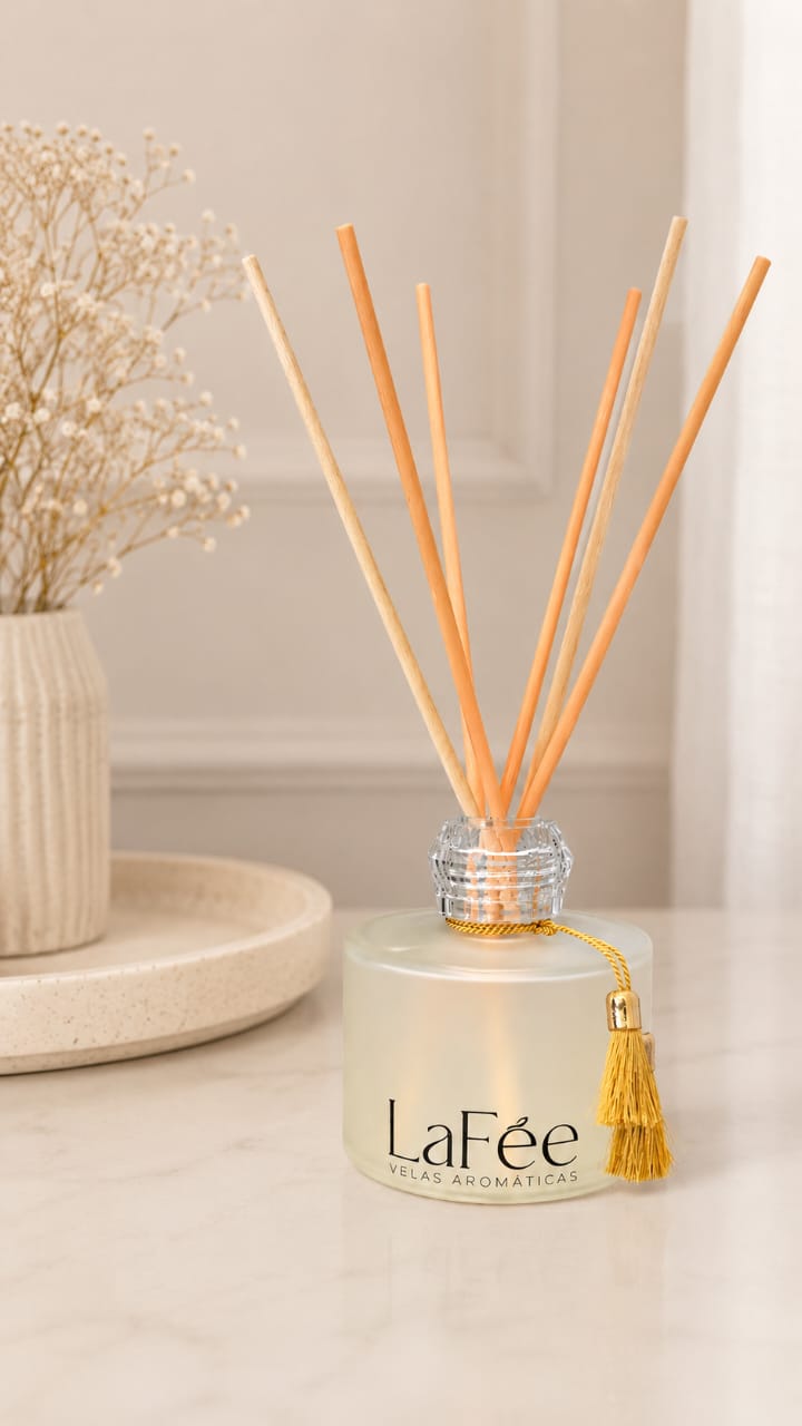 Difusor de Ambiente LaFée — 240ml Recipiente de Vidro