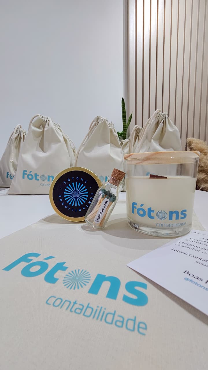 Kit corporativo Fótons Contabilidade — LaFée