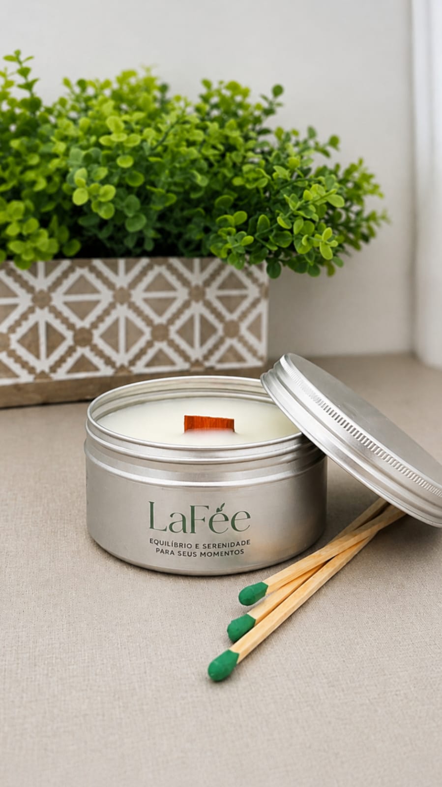 Vela Aromática Lata 90g LaFée